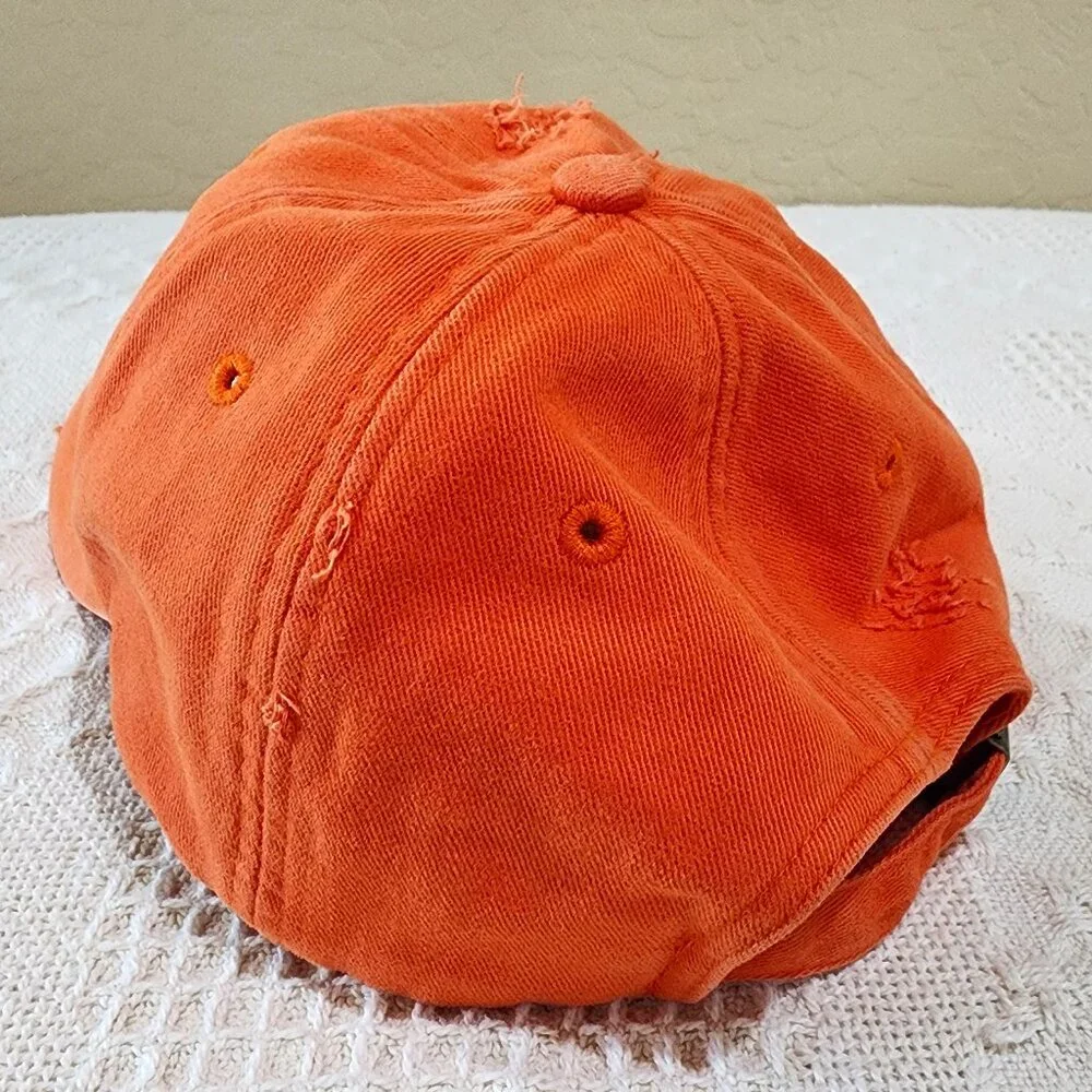 Property of Disneyland DLR 55th Anniversary Orange Adult Baseball Ball Cap Hat